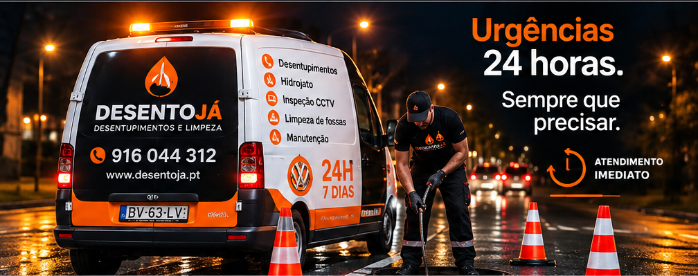 Desentupimentos urgentes 24H. — DesentoJá
